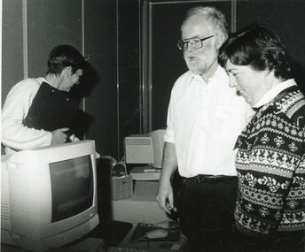 Photograph - School Conference, Lakes Post Newspaper, 1996