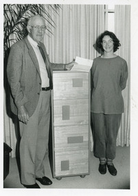 photograph - Libby Heath and Bruce Evans Lakes Entrance Victoria  1994, Lakes Post Newspaper
