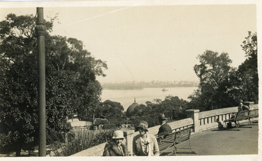 Photograph - Eva Harbeck and Miss Williams  1920