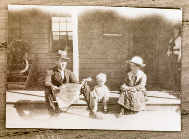 Photograph - Frank and Mary Harbeck son Jack  1918