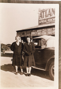 Photograph - Eva Harbeck and Joyce Harbeck  1940