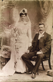 Photograph - Isabella and Joseph Coate 1900, 1900c