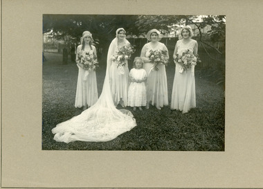 Photograph - Belle and Lawrence wedding  c1945