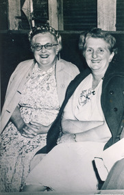 Photograph - Vi Symmons and  Elsie Bell  c1975, 1990c