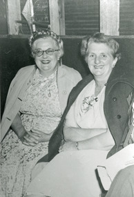 Photograph - Vi Symmons and Mrs Elsie Bell   1965