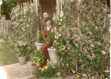 Photograph - Ethel Bulmer and Ian Rutherford Bunty Bulmer  c1935