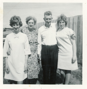 Photograph - Charles Pettman, Gladys Pettman, Janice Pettman, Betty Weyland  c1960