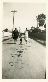 Photograph - Della Taylor (Mrs Tommy Todd) with M Gray  c1935