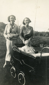 Photograph - Rita Alexander with baby Graeme  1937