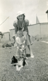 Photograph - Rita (nee Wills) Alexander and baby Graeme, 1938
