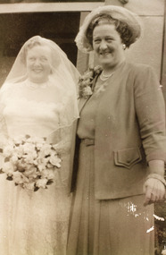 Photograph - Charles Hancock and Shirley Eaton wedding 1951