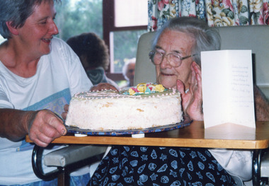 Photograph - Mrs Jeanette Lawson nee Brown former Postmistress of Wiseleigh P.O, Lakes Post Newspaper, 1/03/1999 12:00:00 AM