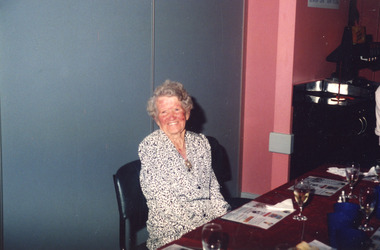Photograph - Jessie Rickman 94th birthday 2000, Lakes Post Newspaper