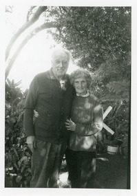 Photograph - Lyall and Joy Lambert on their 50th wedding anniversary  1996, Lakes Post Newspaper