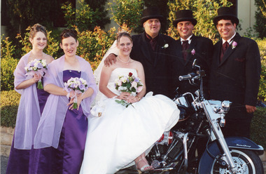 Photograph - Alicia Jurgens and Stephen Finn wedding Bairnsdale Victoria  2005, Lakes Post Newspaper