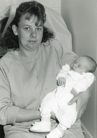 Photograph - Megan Siacci with mother Amanda, Bairnsdale Advertiser, 1/08/1994 12:00:00 AM