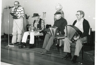 Photograph - Bush Band, Lakes Post Newspaper, Pioneer Bush Band, 1990 c