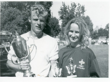 Photograph - Fun Run, Lakes Post Newspaper, Rob and Karen Gilfillan, 1993
