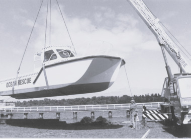 Photograph - Ocean Rescue, Lakes Post Newspaper, 1995