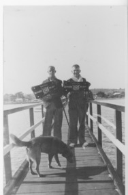 Photograph - Jack Harbeck and Tommy Todd , Surf Lifesaving Lakes Entrance Victoria , c1938