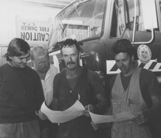 Photograph - Fire Brigade, Lakes Post Newspaper, 1990