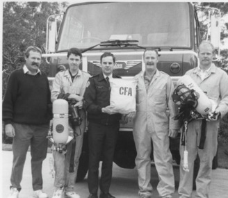 Photograph - Fire Brigade, Lakes Post Newspaper, 1993