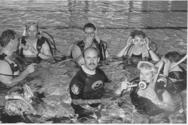Photograph - Diving, Lakes Post Newspaper, 1996