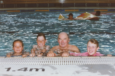 Photograph - Aquadome, Lakes Post Newspaper, Aquadome pool. Lakes Entrance Victoria, 1996