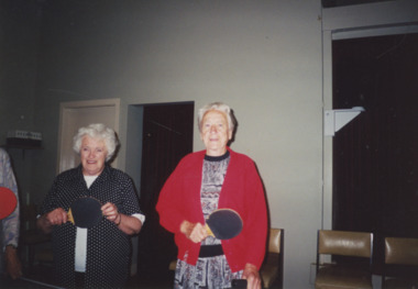Photograph - Lakes Entrance Senior Citizen's Centre Table Tennis  2001, Lakes Post Newspaper