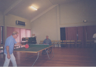 Photograph - Lakes Entrance Senior Citizen's Centre table tennis   2002, Lakes Post Newspaper