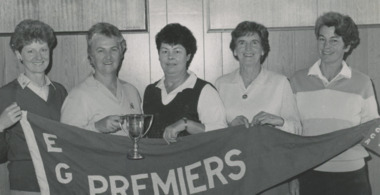 Photograph - Lakes Entrance Golf Club Associates,  East Gippsland Premiers. 1991, Lakes Post Newspaper