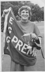 Photograph - East Gippsland Golf Associates Premiership Flag 1993, Lakes Post Newspaper