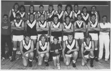 Photograph - Lakes Football Club Reserves Team  1990, Lakes Post Newspaper