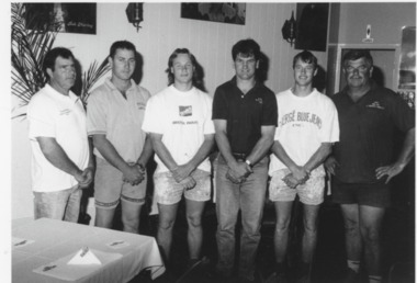 Photograph - Lakes Entrance Football Club coaching panel 1994, Lakes Post Newspaper