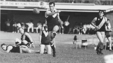 Photograph - Andrew McNaughton, Lakes Entrance Football Club  1996, Lakes Post Newspaper