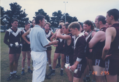 Photograph - Lakes Entrance Football Club, Jason Carstairs,  1999, Lakes Post Newspaper