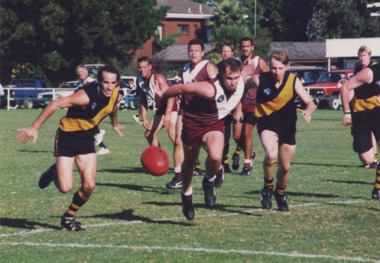 Photograph - Lakes Entrance Football Club, Greg Bayliss  2000, Lakes Post Newspaper