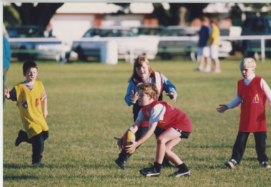 Photograph - Lakes Entrance Football Club Aus Kick six year olds 2000, Lakes Post Newspaper