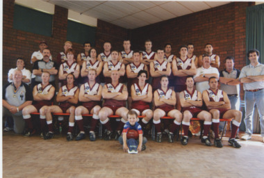 Photograph - Lakes Entrance Football Club Senior Premiership team  2003, Bairnsdale Advertiser