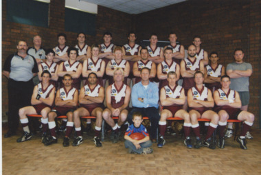 Photograph - Lakes Entrance Football Club Reserves Premiership team  2003, Bairnsdale Advitiser