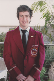 Photograph - Lakes Entrance Football Club C F Hancock blazer,  Aiden Vogrig  2013, Ryan Hooper