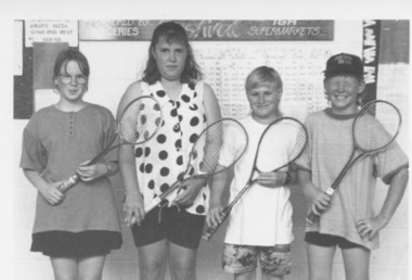 Photograph - Lakes Entrance Junior Squash team,  c1992, Lakes Post Newspaper