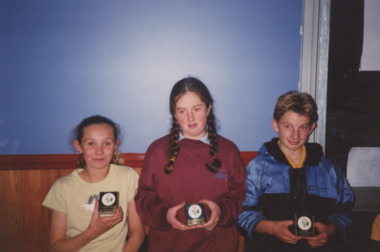 Photograph - Lakes Entrance Racquetball Junior A runner up 2001, Lakes Post Newspaper