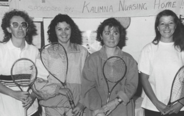 Photograph - Lakes Entrance Racquetball ladies 1998, Lakes Post Newspaper