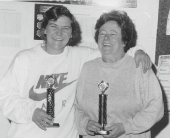 Photograph - Lakes Entrance Squash Tuesday morning winners 1995, Lakesa Post Newspaper