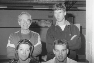 Photograph - Lakes Entrance Squash A Grade mixed runners up 1995, Lakes Post Newspaper
