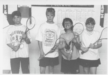 Photograph - Lakes Entrance Racquetball juniors 1993, Lakes Post Newspaper