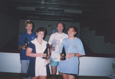Photograph - Lakes Entrance Squash winners  1998, Lakes Post Newspaper