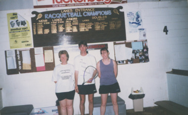 Photograph - Lakes Entrance Racquetball 1998, Lakes Post Newspaper