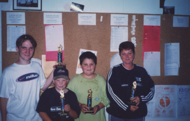 Photograph - Lakes Entrance Racquetball winners 1999, Lakes Post Newspaper